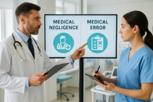 Difference Between Medical Negligence and Medical Error