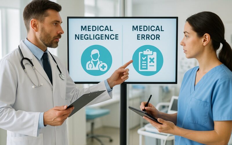 Difference Between Medical Negligence and Medical Error